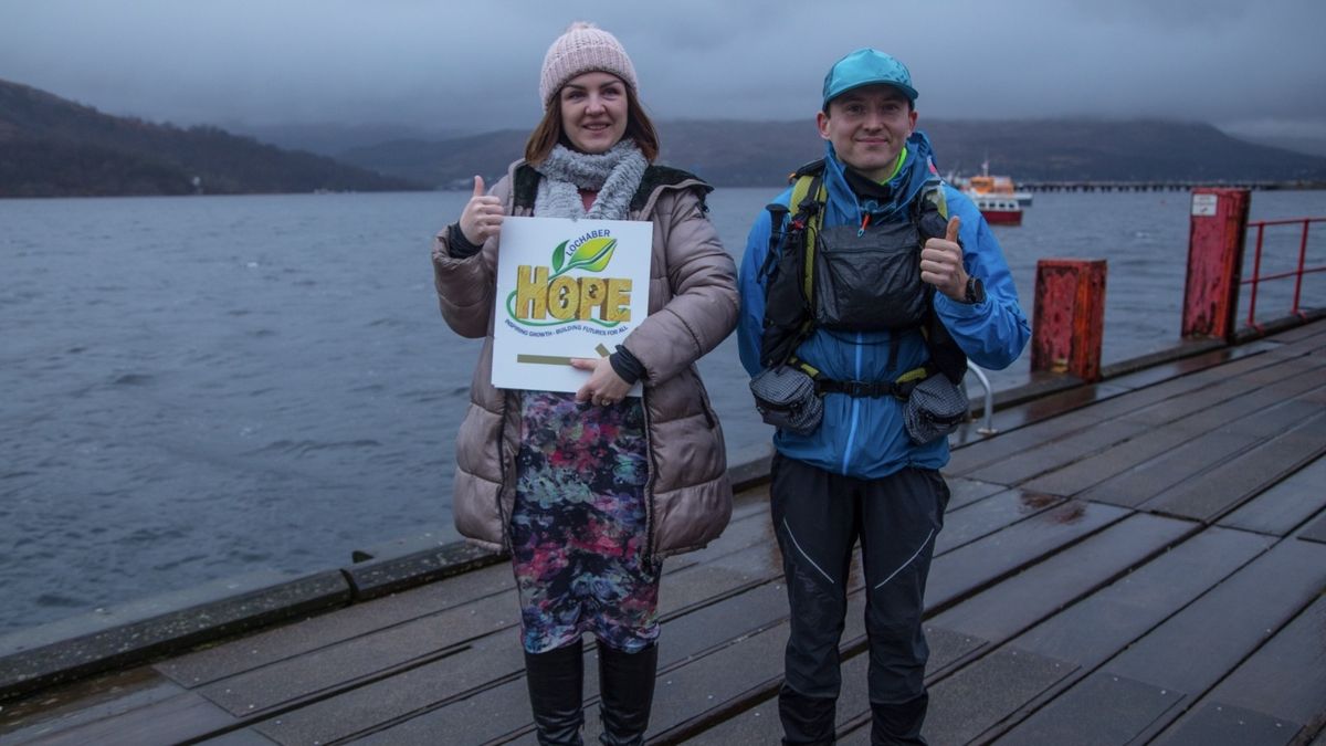 pawel and lochaber hope staff member in fort william