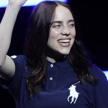 Billie Eilish wore the board shorts trend with Adidas Samba sneakers
