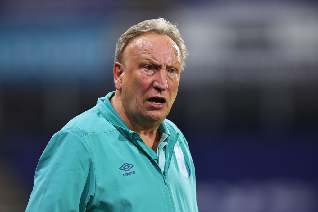 Neil Warnock the head coach / manager of Huddersfield Town during the Sky Bet Championship match between Huddersfield Town and Stoke City at John Smith&#039;s Stadium