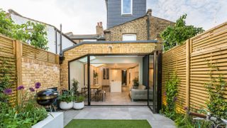 single storey extension to Victorian terraced house