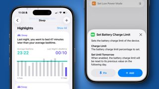The iOS 26.4 update running on an iPhone.