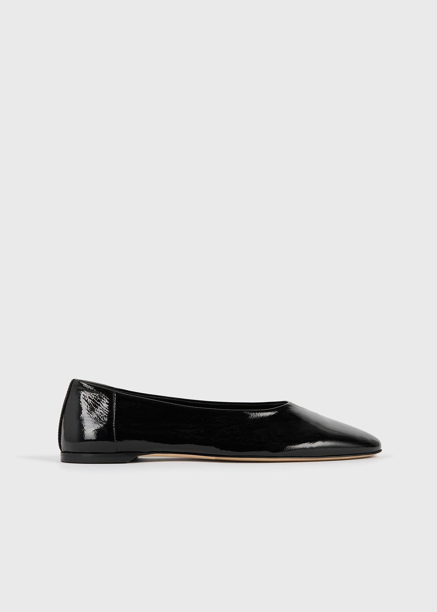 Slip Naplack Ballerinas Black - 35