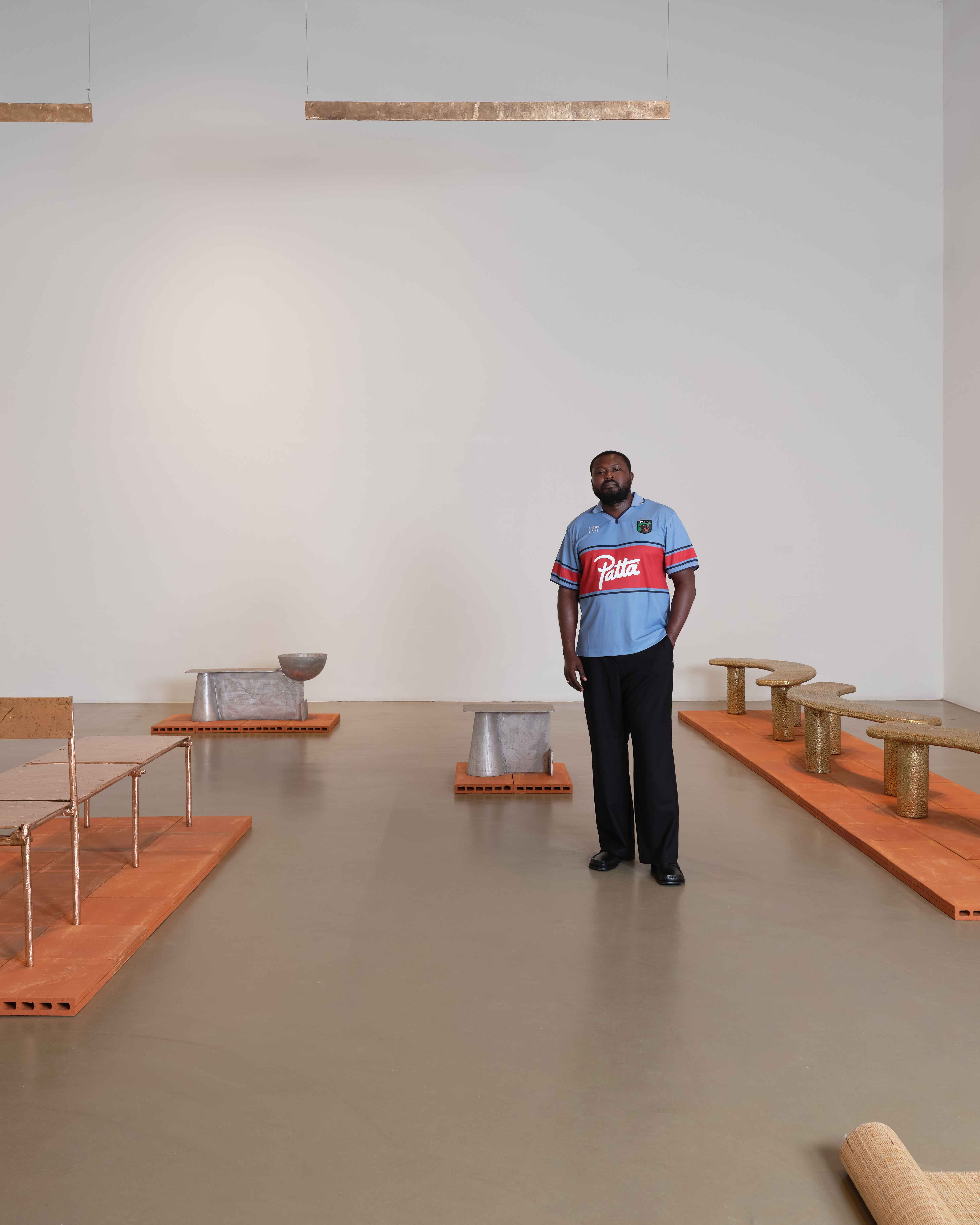 Nifemi Marcus-Bello portrait taken at Tiwani contemporary