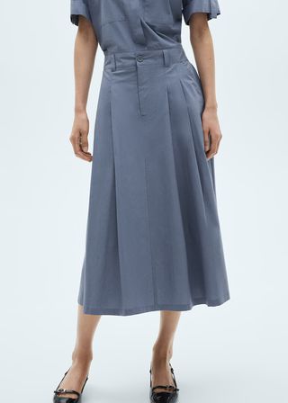 Pleated Midi-Skirt - Women | Mango United Kingdom