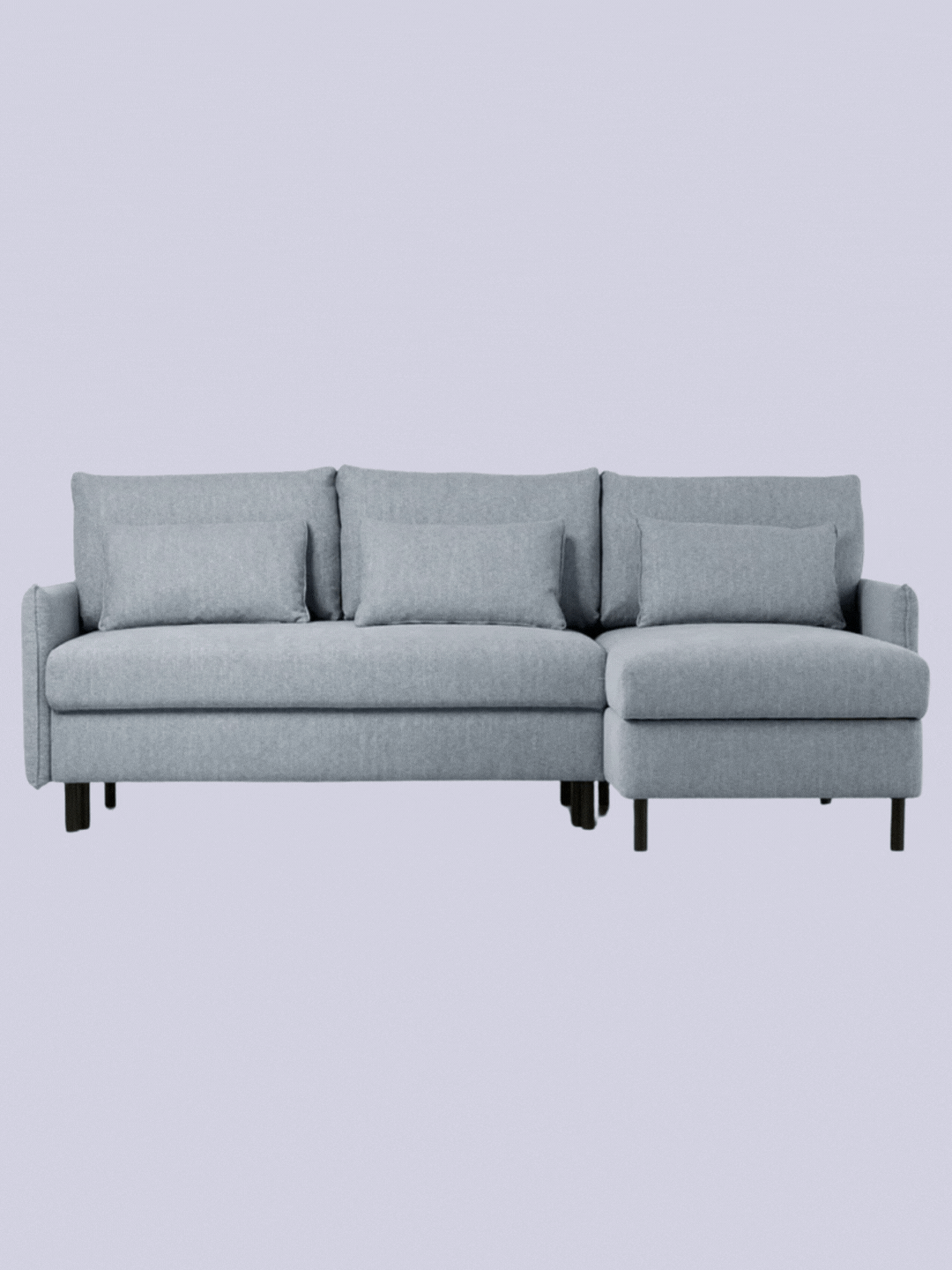 Swyft Home, Model 12 Sofa Bed with Storage in Sea Glass Linen