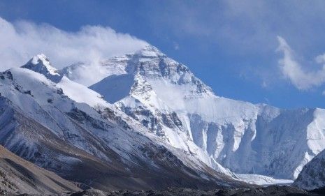 Mount Everest, located in the Himalayas on the Nepal-China border, is the world&amp;#039;s highest mountain.