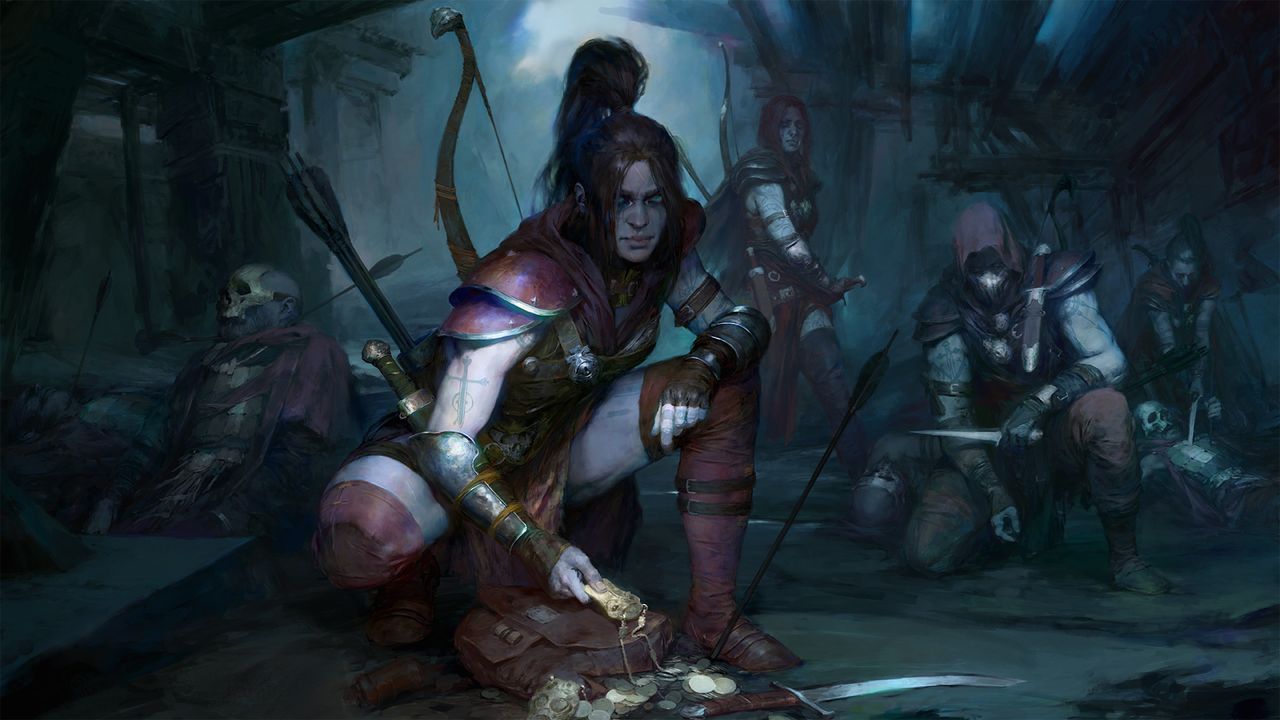 Art of Diablo 4's Rogue class.