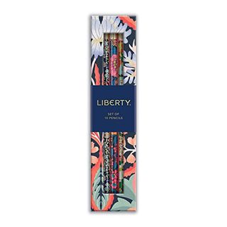 Galison Liberty London Floral Pencil Set – Includes 10 Standard #2 Wooden Pencils With Erasers, Includes Reusable Box, Stylish Writing Pencils Featuring Stunning Designs, Makes a Great Gift