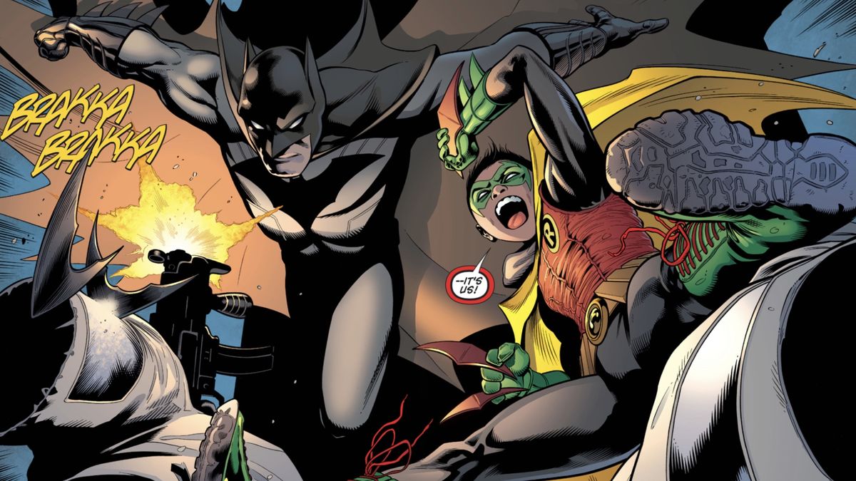 Batman and Robin #1 interior art