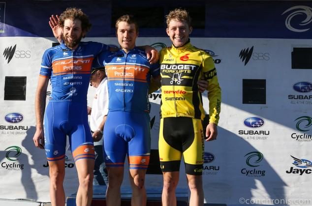 The top three from stage 5