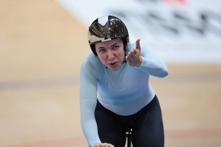 Track Worlds: Burlakova holds off Great Britain's Capewell and Marchant for gold medal in 500m TT