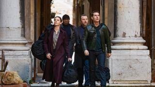 Rebecca Ferguson, Ving Rhames, Simon Pegg and Tom Cruise in Mission: Impossible - Dead Reckoning Part One