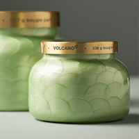 Capri Blue Volcano Green Capiz Jar Candle, Regular: was £36 now £28 | Anthropologie (Save £8)