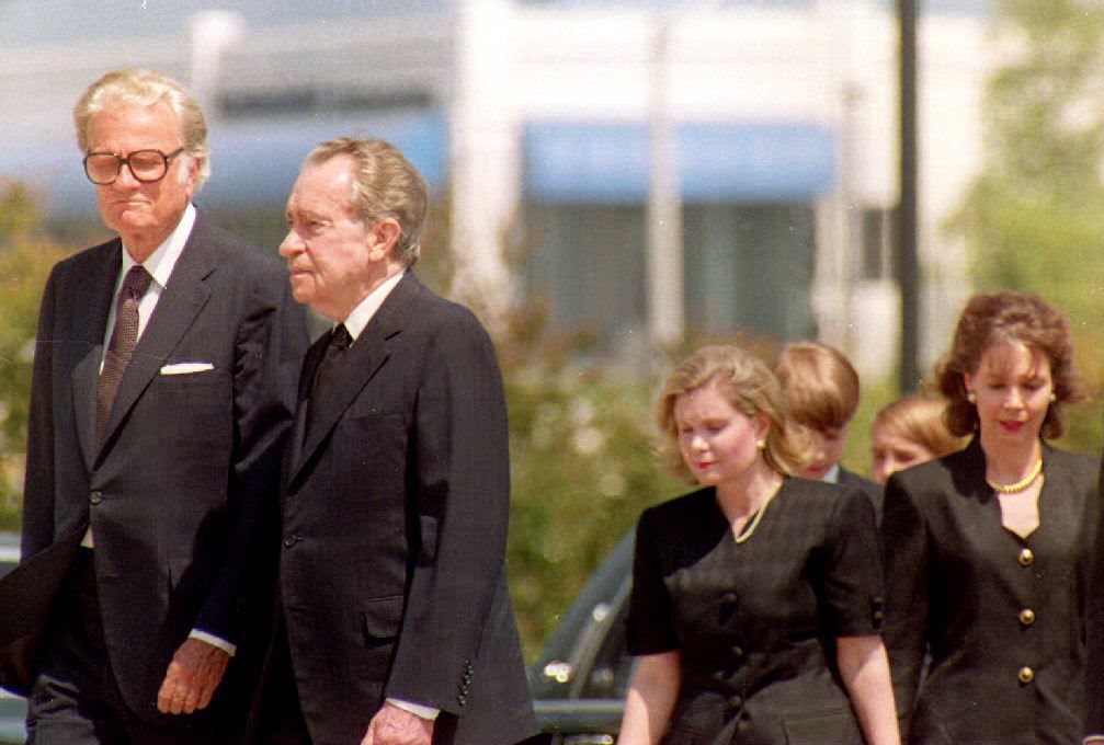 Rev. Billy Graham and Richard Nixon