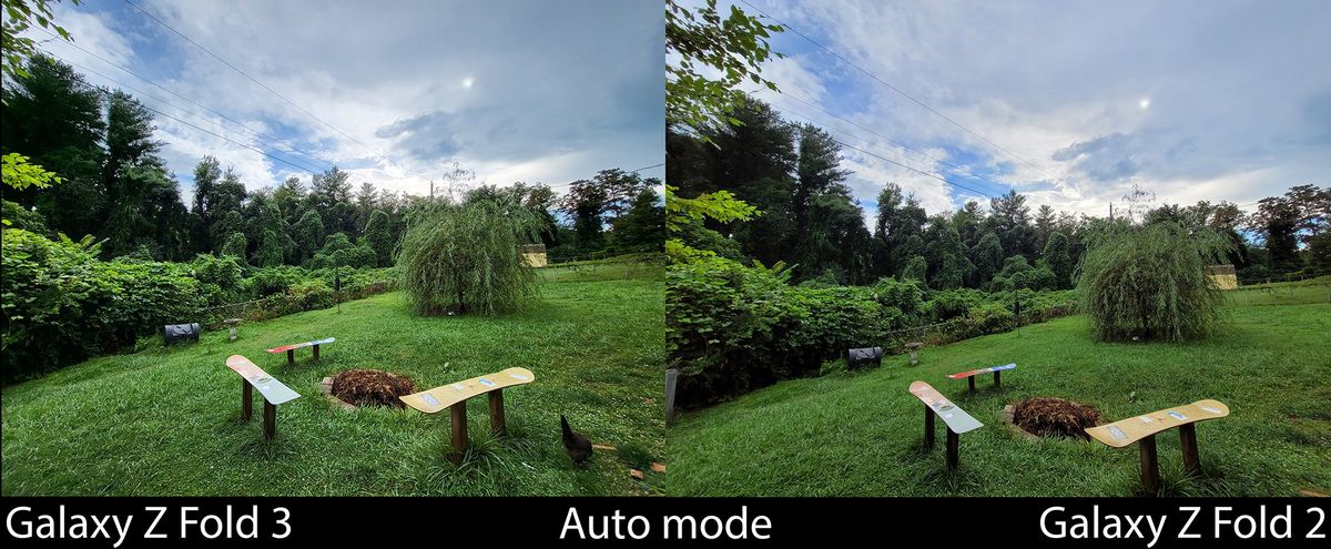 Camera Compare Z Fold 3 Fold 2 Auto