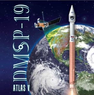 DMSP-19 Satellite Mission Artwork