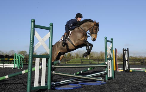 Teaching a young horse to jump with Tina Fletcher
