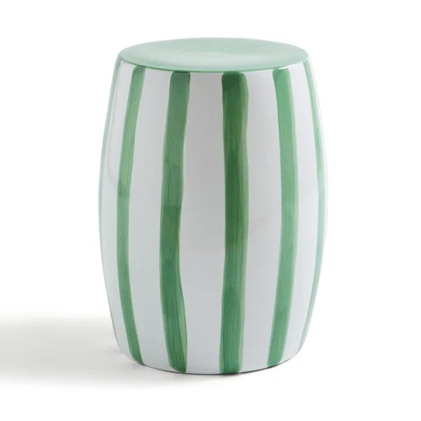 Beatrice listrado Tabela lateral listrada, verde