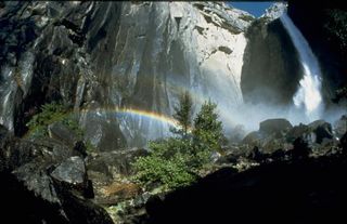 moonbow at Yosemite Falls