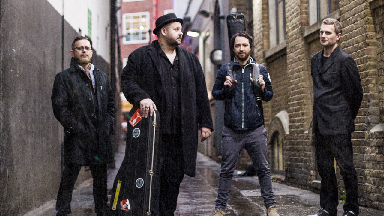 A press shot of Big Boy Bloater and his band