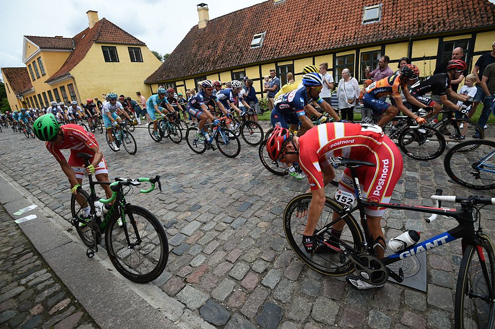 Action from stage five at the Postnord Danmark Rundt