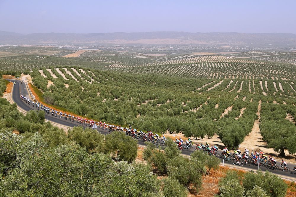 Scenery along the route of stage 8 at the Vuelta