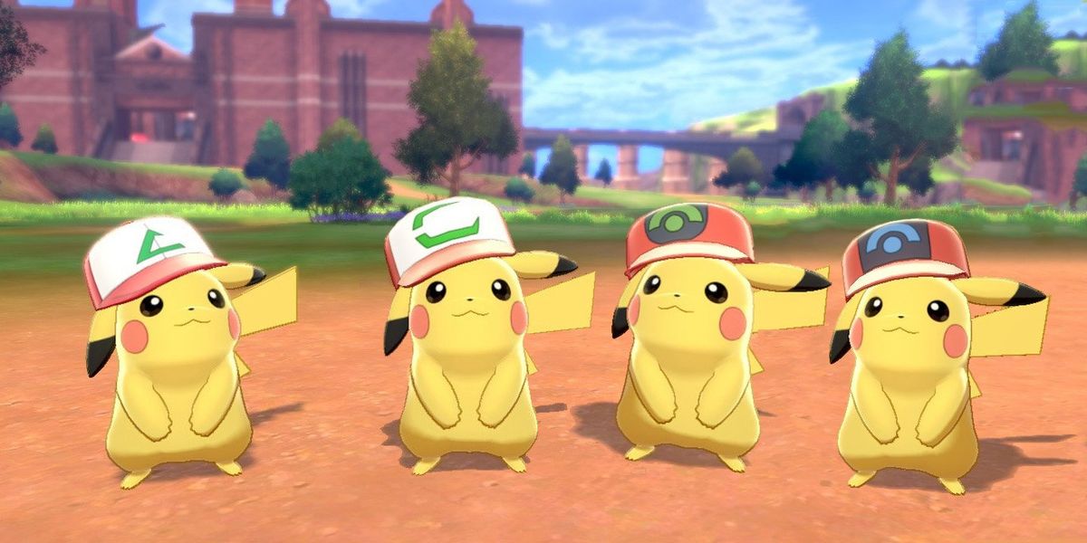 pokemon-sword-shield-4-pikachus Ash Hats