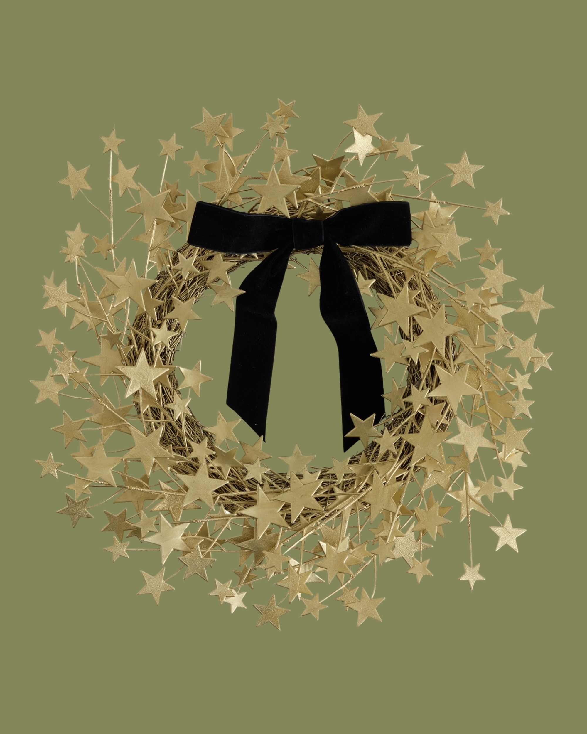Habitat, Habitat Gold Star Christmas Wreath