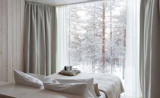 Interiors of Arctic tree house hotels