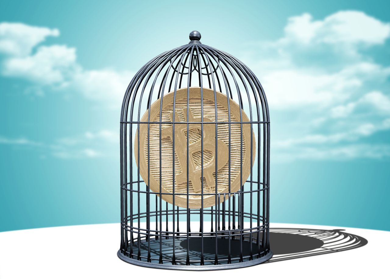 Bitcoin in a birdcage