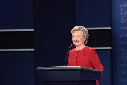 Hillary Clinton at the presidential debate.