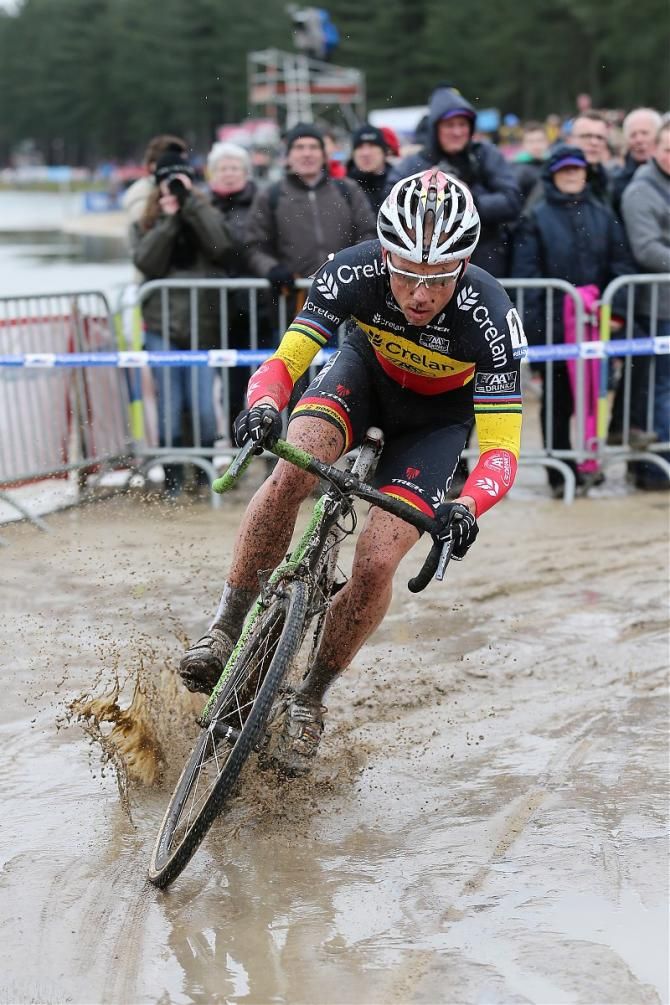 Sven Nys in sloppy conditions