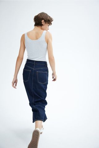 A-Line Denim Skirt