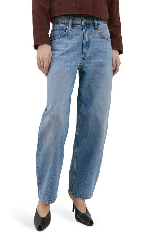 High Waist Barrel Jeans