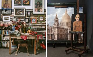 At Work with Peter Blake’ brings to the life the artist’s private, creative environment