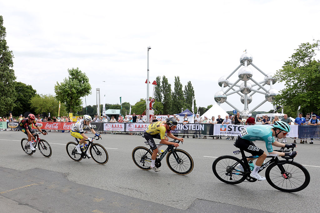 The early breakaway on stage 5 at the Baloise Belgium Tour