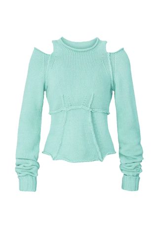 Aisling Camps Collarbone Cold Shoulder Sweater