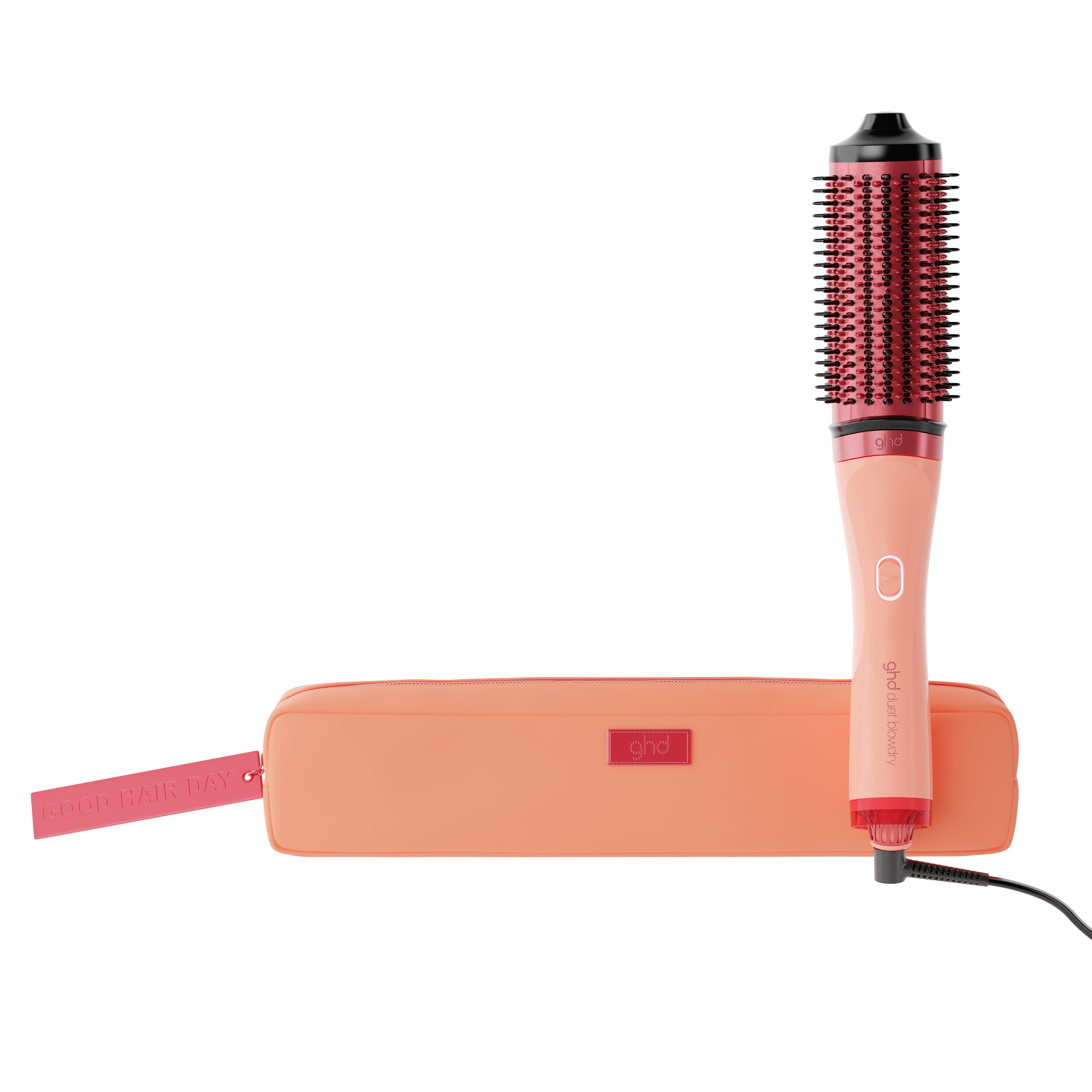 New Ghd Duet Blowdry Hair Dryer Brush in Sun-Kissed Peach