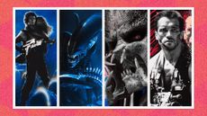 Still shots from the Alien and Predator movie franchises