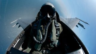 Fighter pilots experience high levels of g-force during flight.