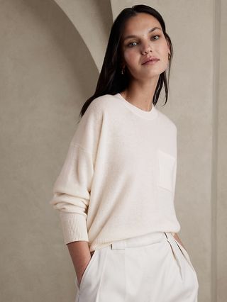 Caro Cropped Lightweight Cashmere Sweater