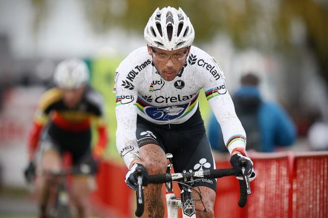 World champion Sven Nys (Crelan-KDL) would place 9th at Scheldecross
