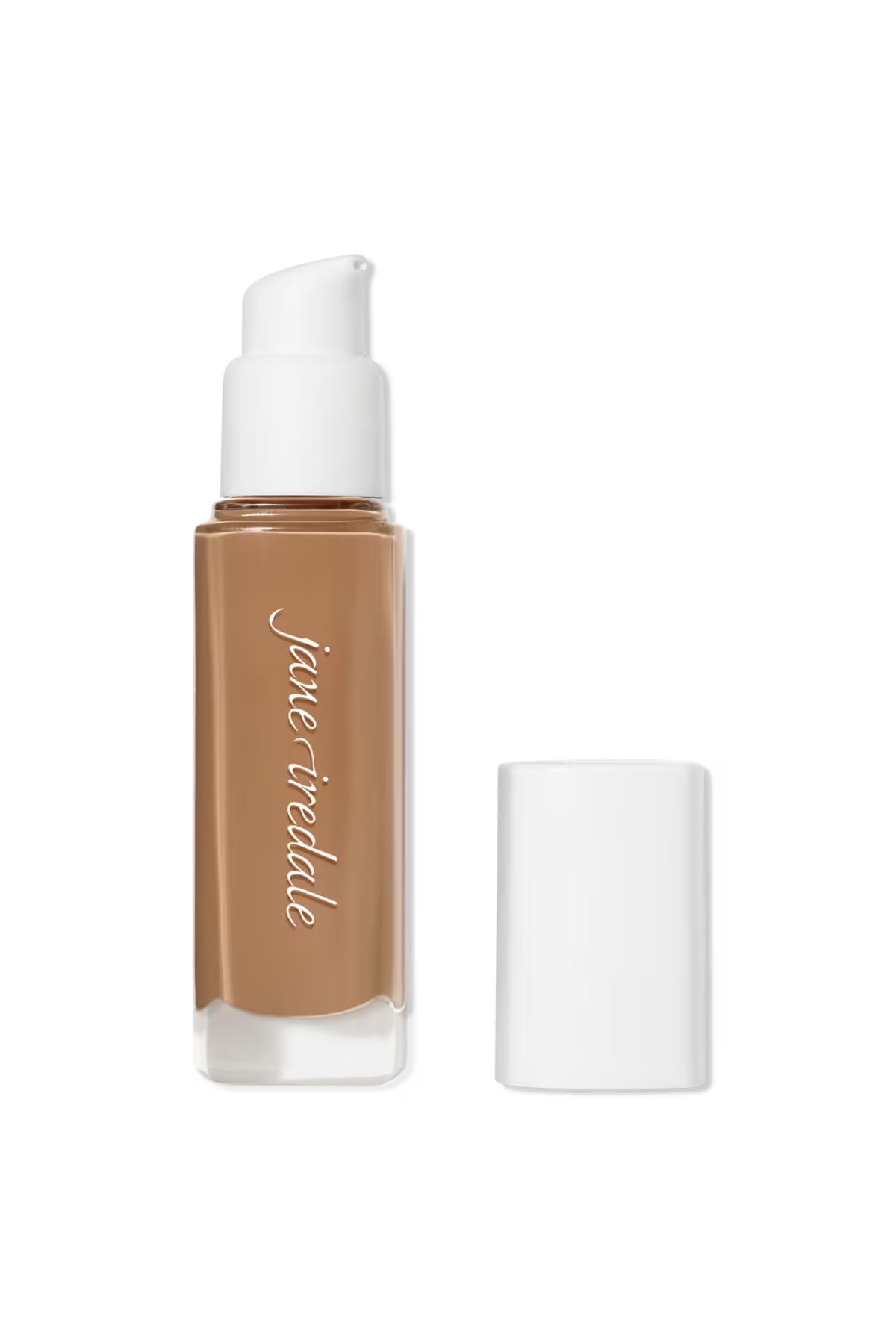 A bottle of Jane Iredale Skintuition SPF 30 Radiance-Boosting Liquid Foundation.