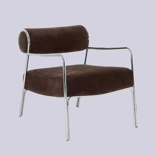 Hoxton Armchair in Chocolate Chenille