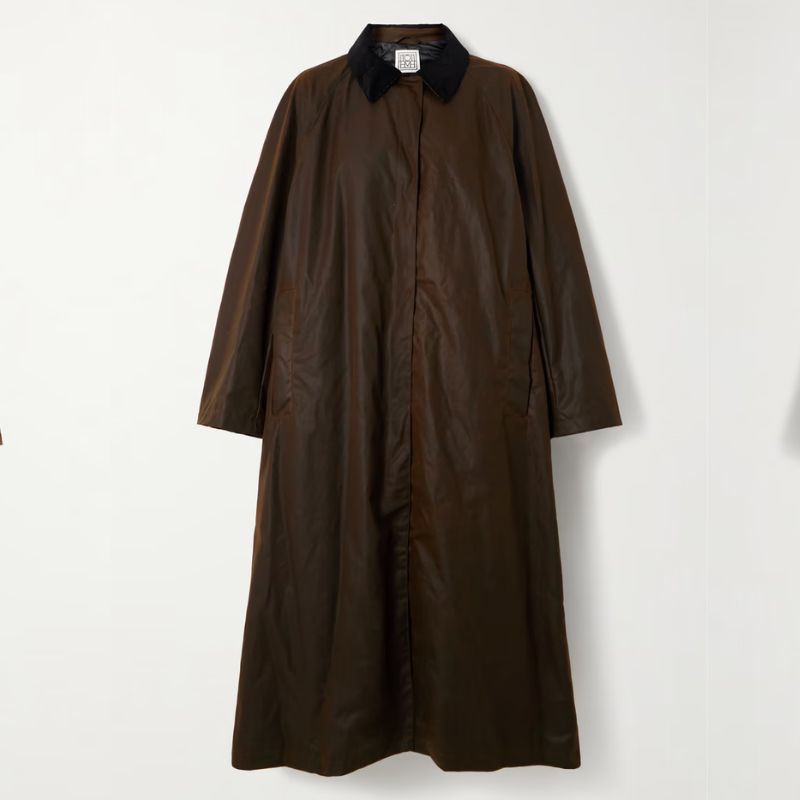 Toteme country coat in brown 
