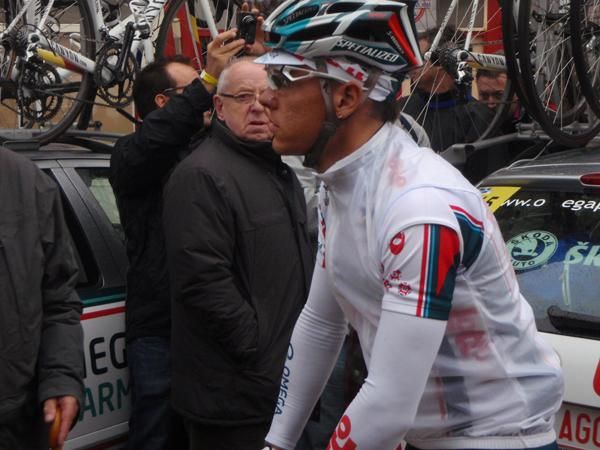 With no Tom Boonen in the race Philippe Gilbert became the fans favourite
