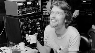 Richard Branson, 28 year old mastermind behind Virgin Music company. Seen here in his recording studio, The Townhouse in West London. In this set of 21 pictures , Richard is seen relaxing on his houseboat, going to work, in his recording studio The Townhouse in West London, and in the brand new Virgin Mega Store with some of the 3,000,000 worth of records and tapes in the background. Picture by Bill Rowntree, picture taken 4th July 1979. (Photo by Bill Rowntree/Mirrorpix/Getty Images)