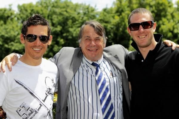 Robbie McEwen, John Trevorrow and Matt Goss