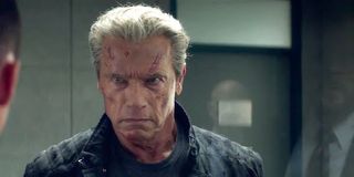 The aged Terminator from Genisys