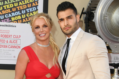 Britney Spears with her fiancé Sam Asghari